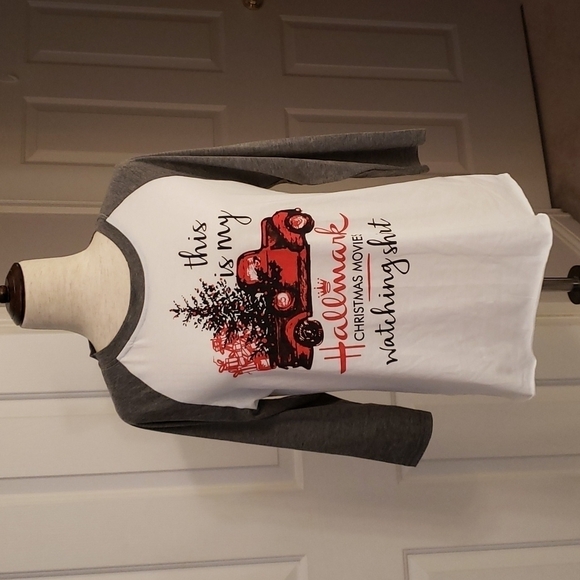 𝅺hallmark Christmas Movie Watching T-Shirt - Picture 1 of 11